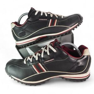 Skechers Relaxed Fit Superior Levoy Casual Sneakers Black / Red 50357 Men's 10.5